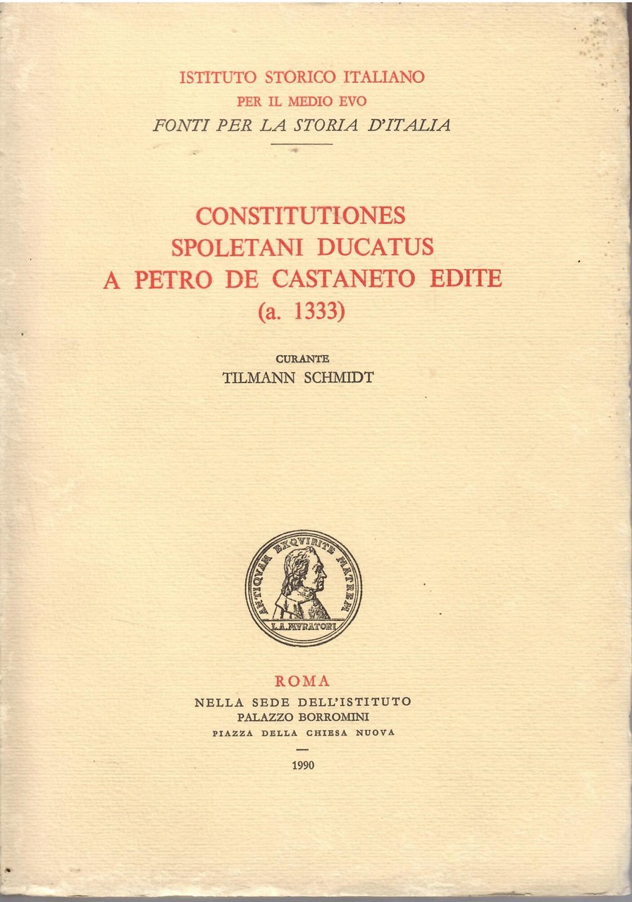 CONSTITUTIONES SPOLETANI DUCATUS A PETRO DE CASTANETO EDITE ( A. …