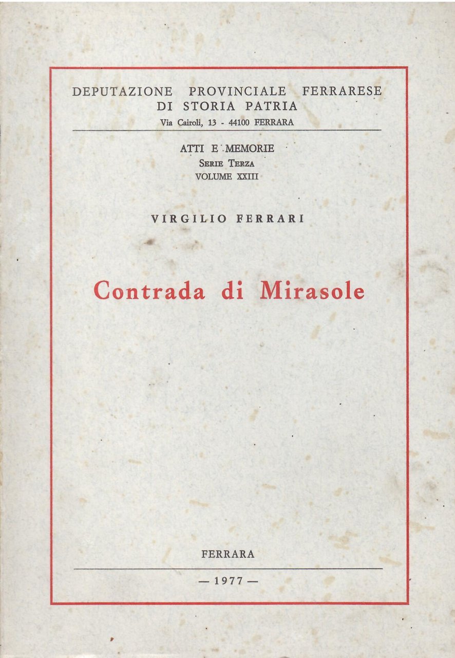 CONTRADA DI MIRASOLE | Immagine principale