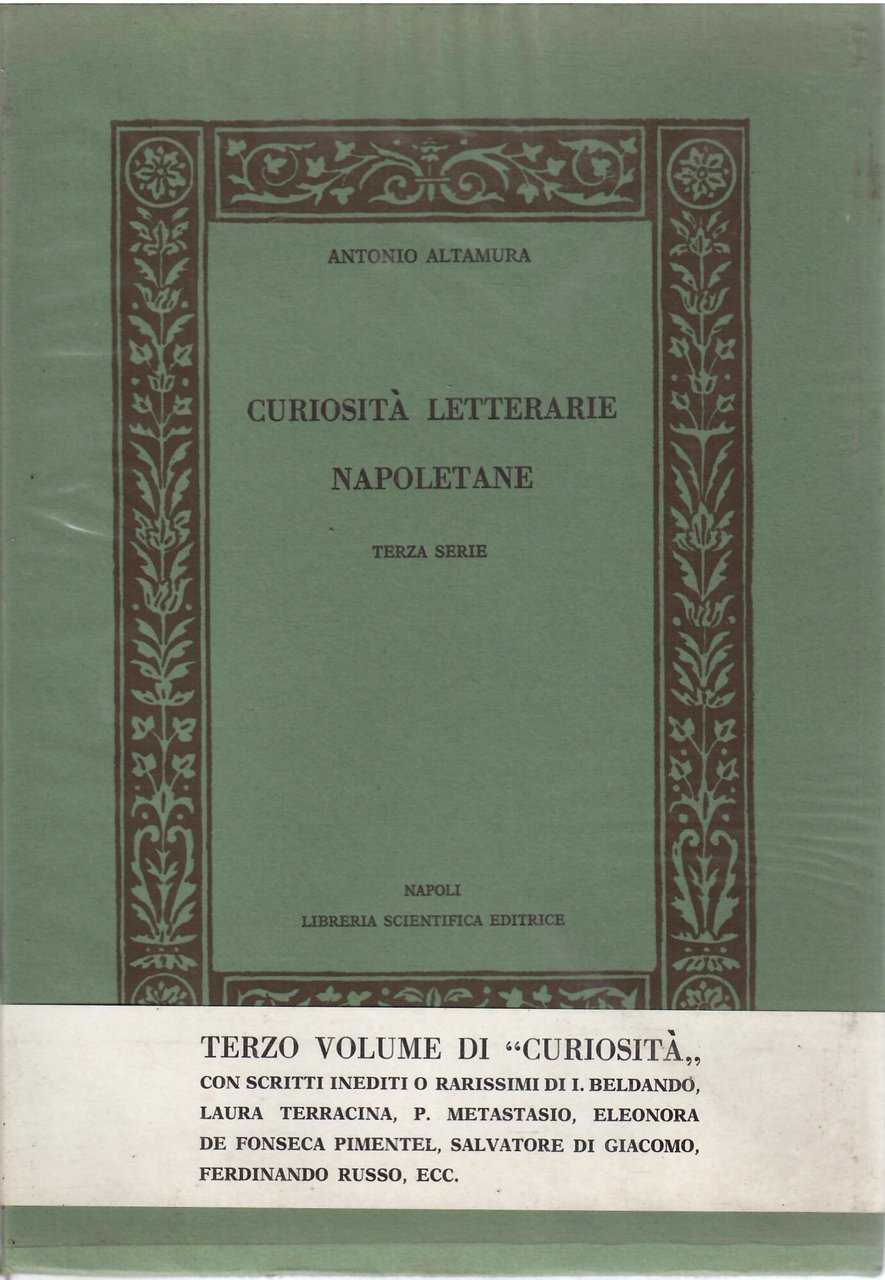 CURIOSITA LETTERARIE NAPOLETANE | Immagine principale