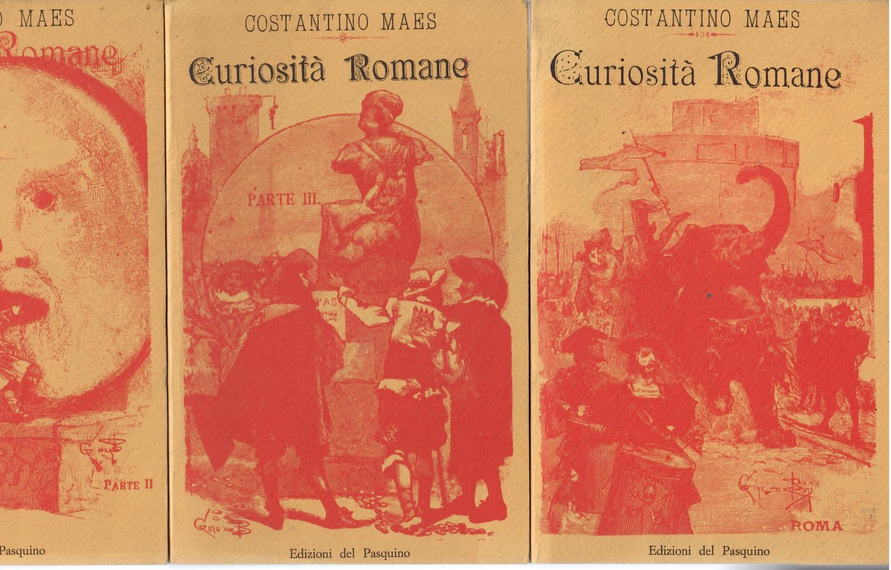 CURIOSITA' ROMANE - TRE VOLUMI