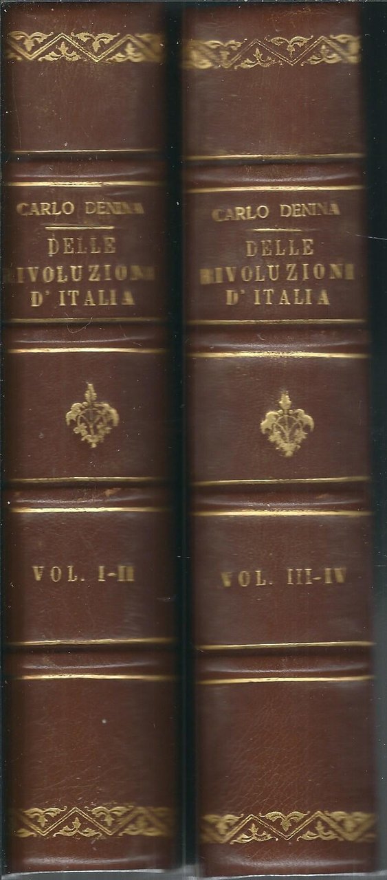 DELLE RIVOLUZIONI D'ITALIA - LIBRI VENTICINQUE - DUE VOLUMI