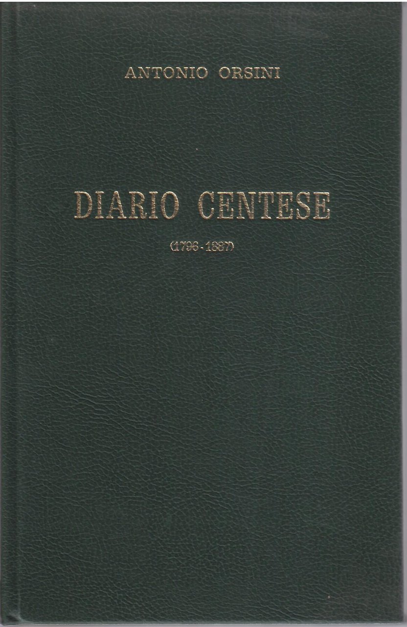 DIARIO CENTESE (1796-1887 ) | Immagine principale