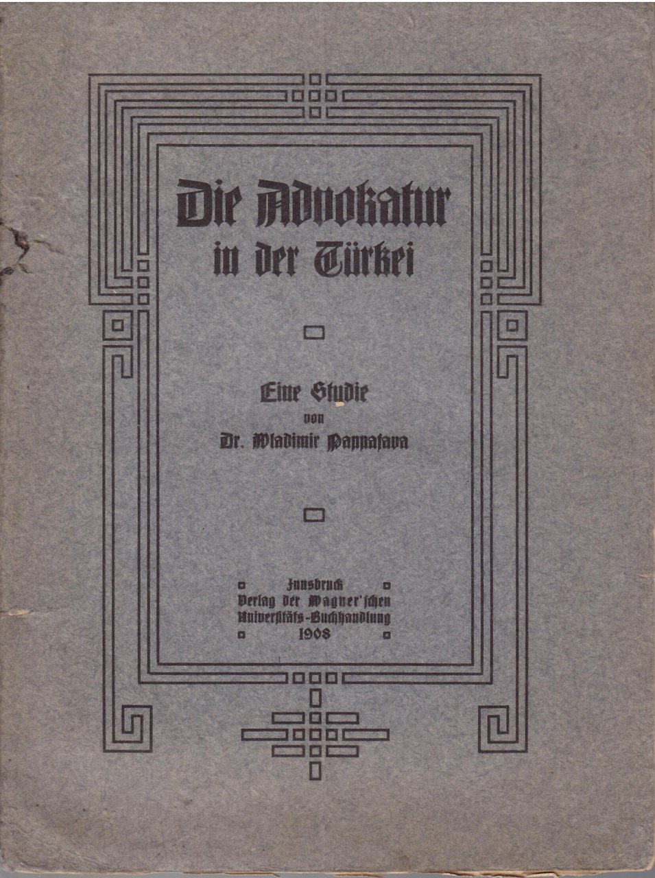 DIE ADVOKATUR IN DER TURKEI