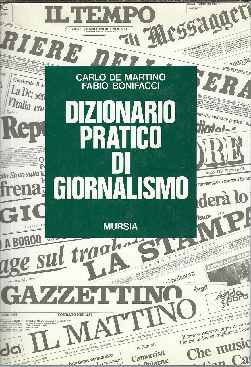 DIZIONARIO PRATICO GIORNALISMO