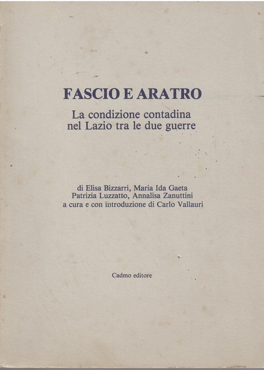 FASCIO E ARATRO