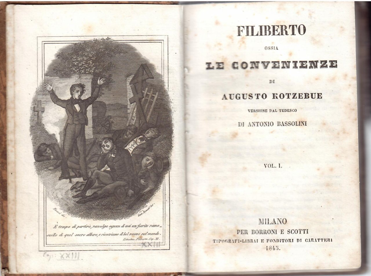 FILIBERTO OSSIA LE CONVENIENZEFLORILEGIO ROMANTICO OSSIA LE CONVENIENZE