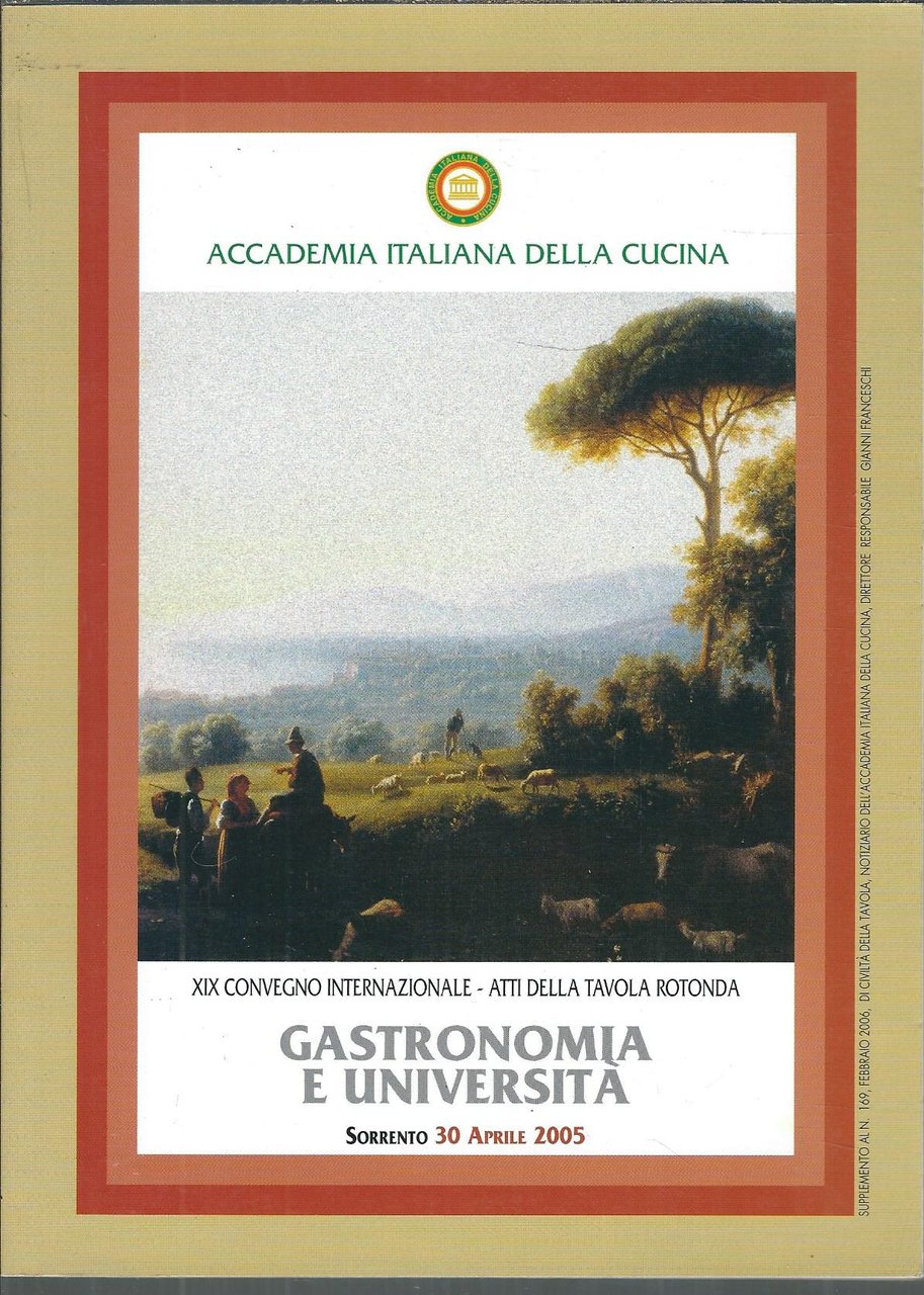 GASTRONOMIA E UNIVERSITA'