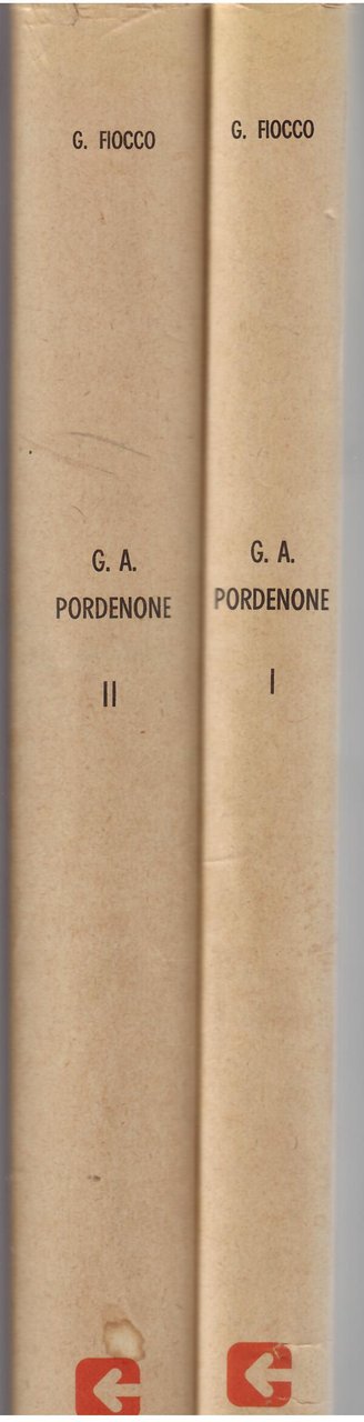 GIOVANNI ANTONIO PORDENONE - DUE VOLUMI
