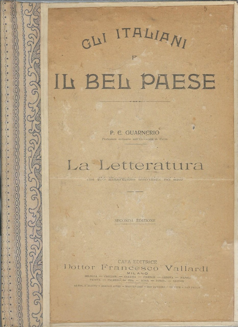 GLI ITALIANI E IL BEL PAESE