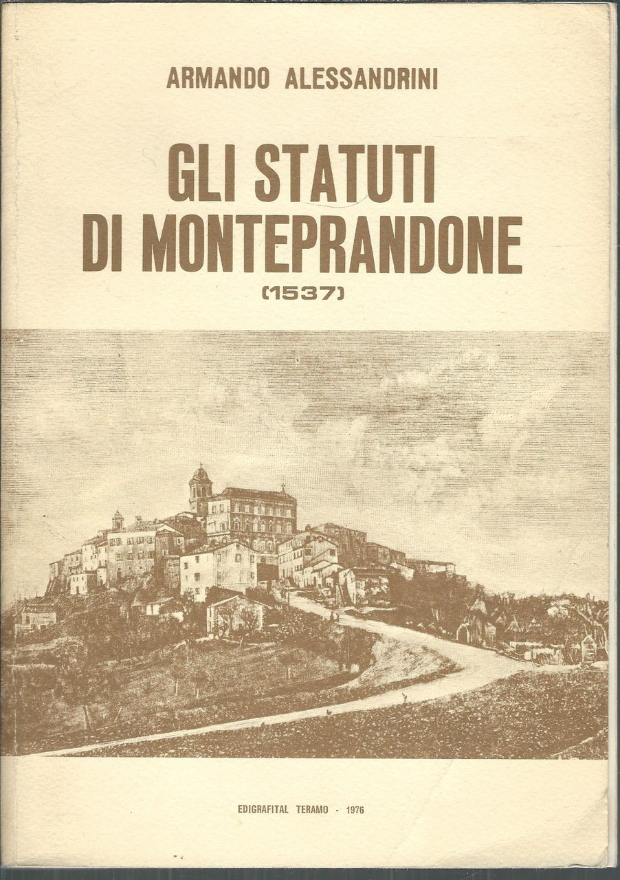 GLI STATUTI DI MONTEPRANDONE ( 1537 )