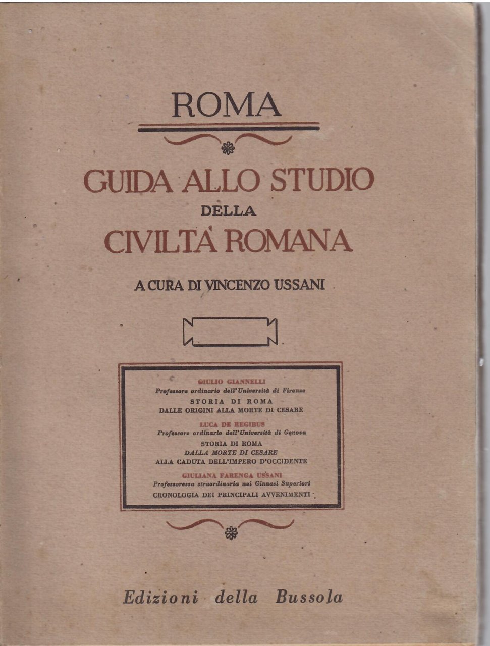 GUIDA ALLO STUDIO DELLA CIVILTA DI ROMA | Immagine principale