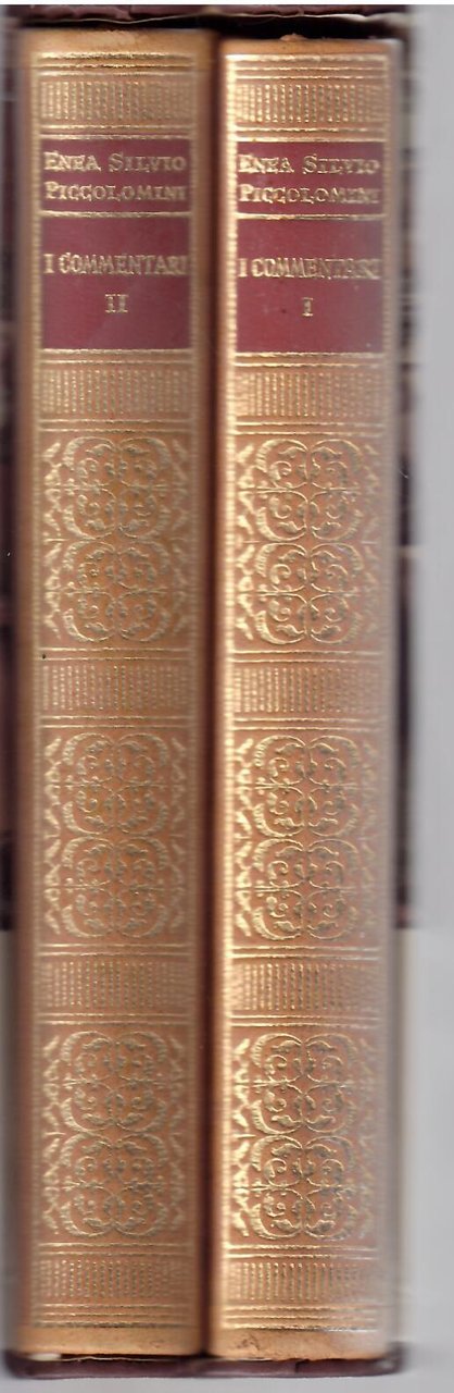 I COMMENTARI DI ENEA SILVIO PICCOLOMINI - DUE VOLUMI