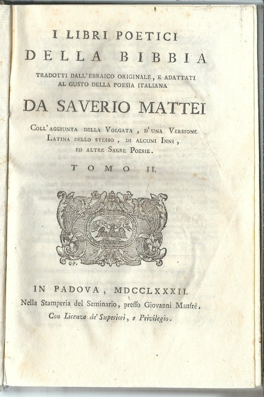 I LIBRI POETICI DELLA BIBBIA | Immagine principale