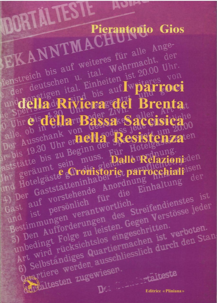 I PARROCI DELLA RIVIERA DEL BRENTA E DELLA BASSA SACCISICANELLA …