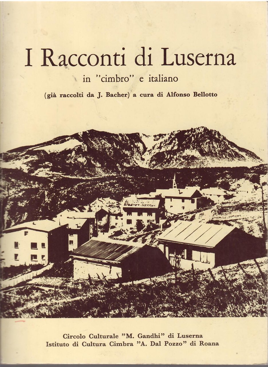 I RACCONTI DI LUSERNA - IN CIMBRO E ITALIANO