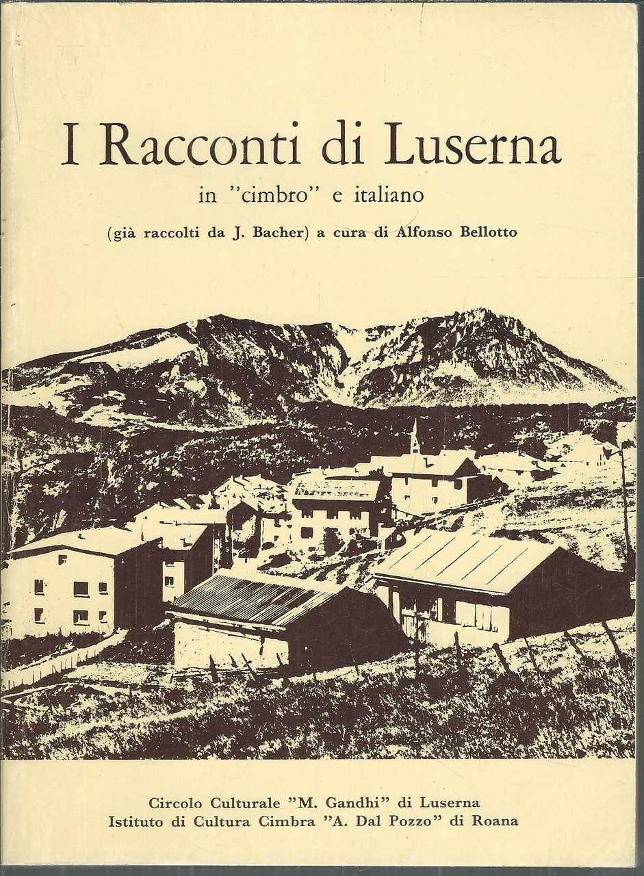 I RACCONTI DI LUSERNA IN CIMBRO E ITALIANO