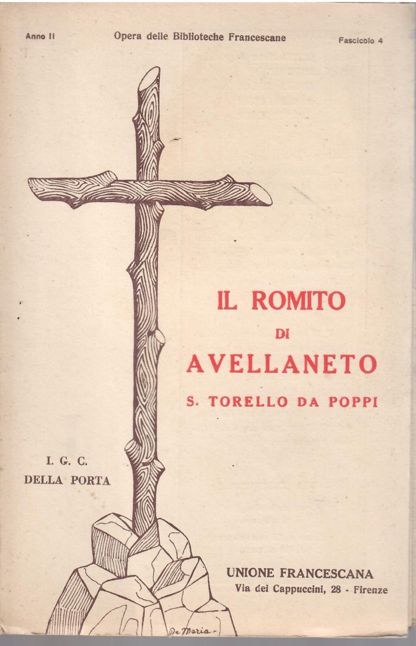 IL ROMITO DI AVELLANETO - S. TORELLO DA POPPI