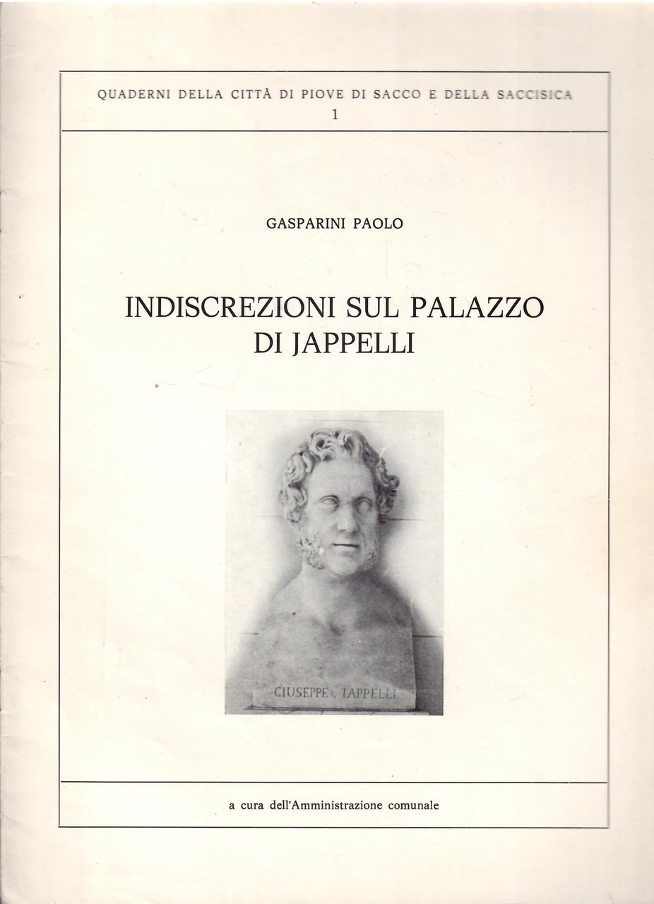 INDISCREZIONI SUL PALAZZO DI JAPPELLI