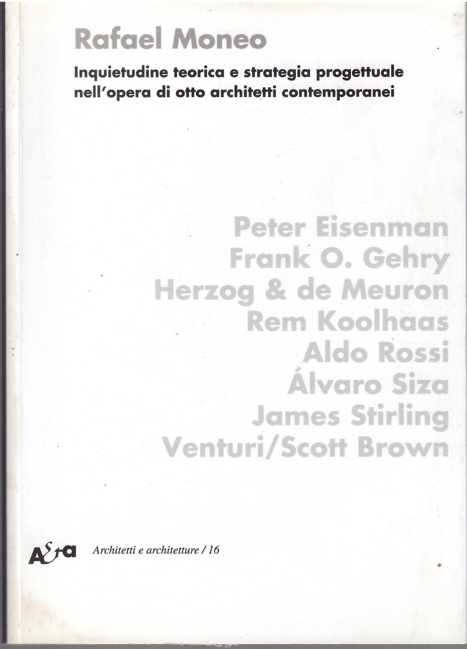 INQUIETUDINE TEORICA E STRATEGIA PROGETTUALE NELL'OPERA DI OTTO ARCHITETTI CONTEMPORANEI