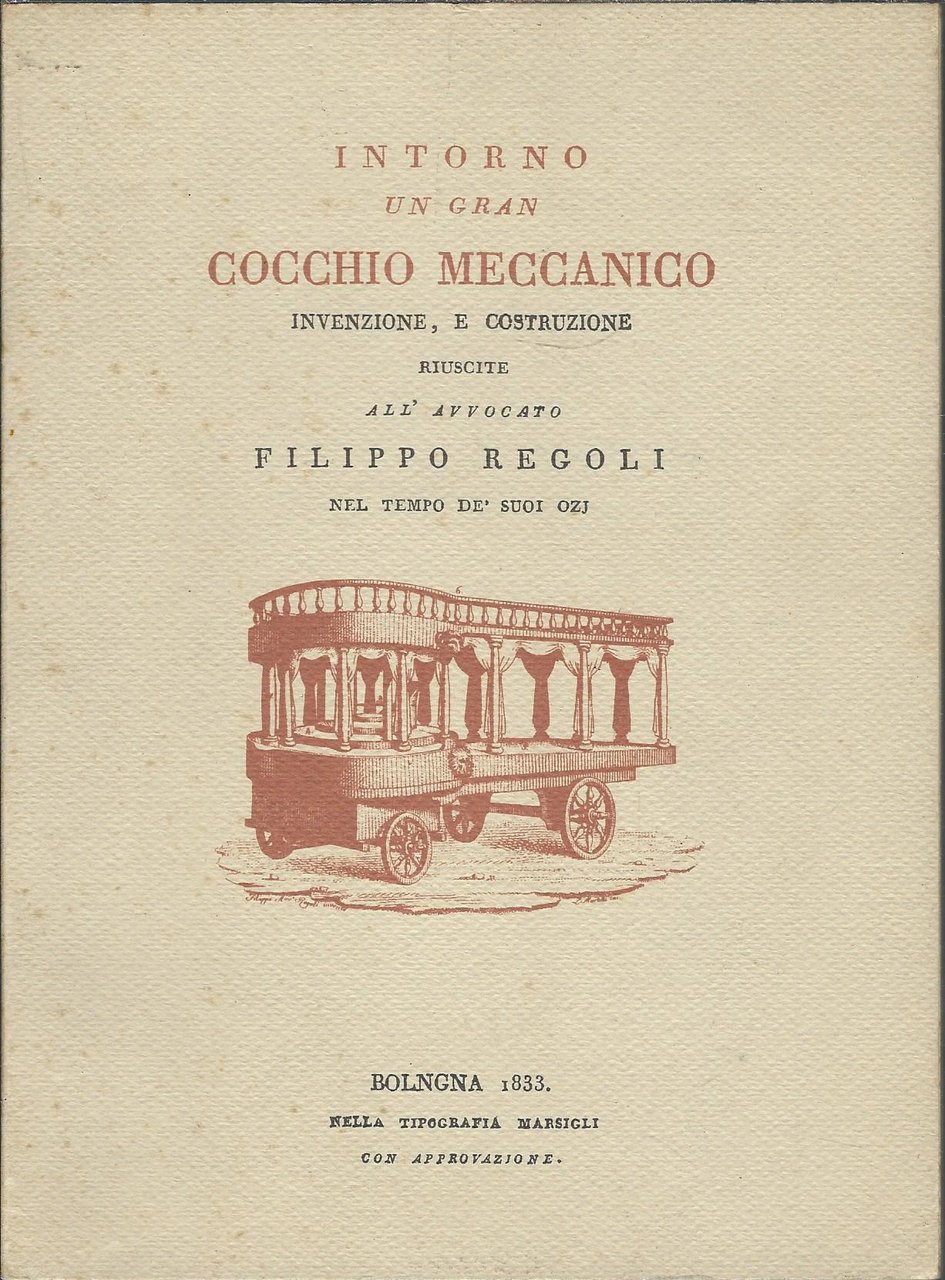 INTORNO UN GRAN COCCHIO MECCANICO (1833)