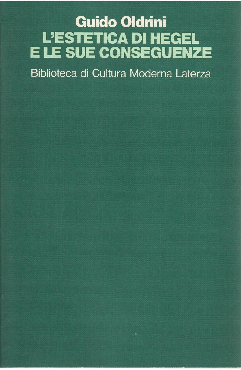 L'ESTETICA DI HEGEL E LE SUE CONSEGUENZE