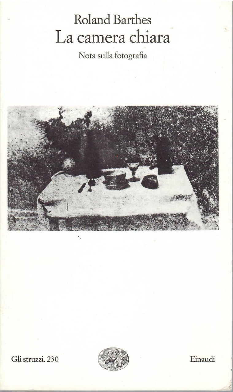 LA CAMERA CHIARA - NOTA SULLA FOTOGRAFIA