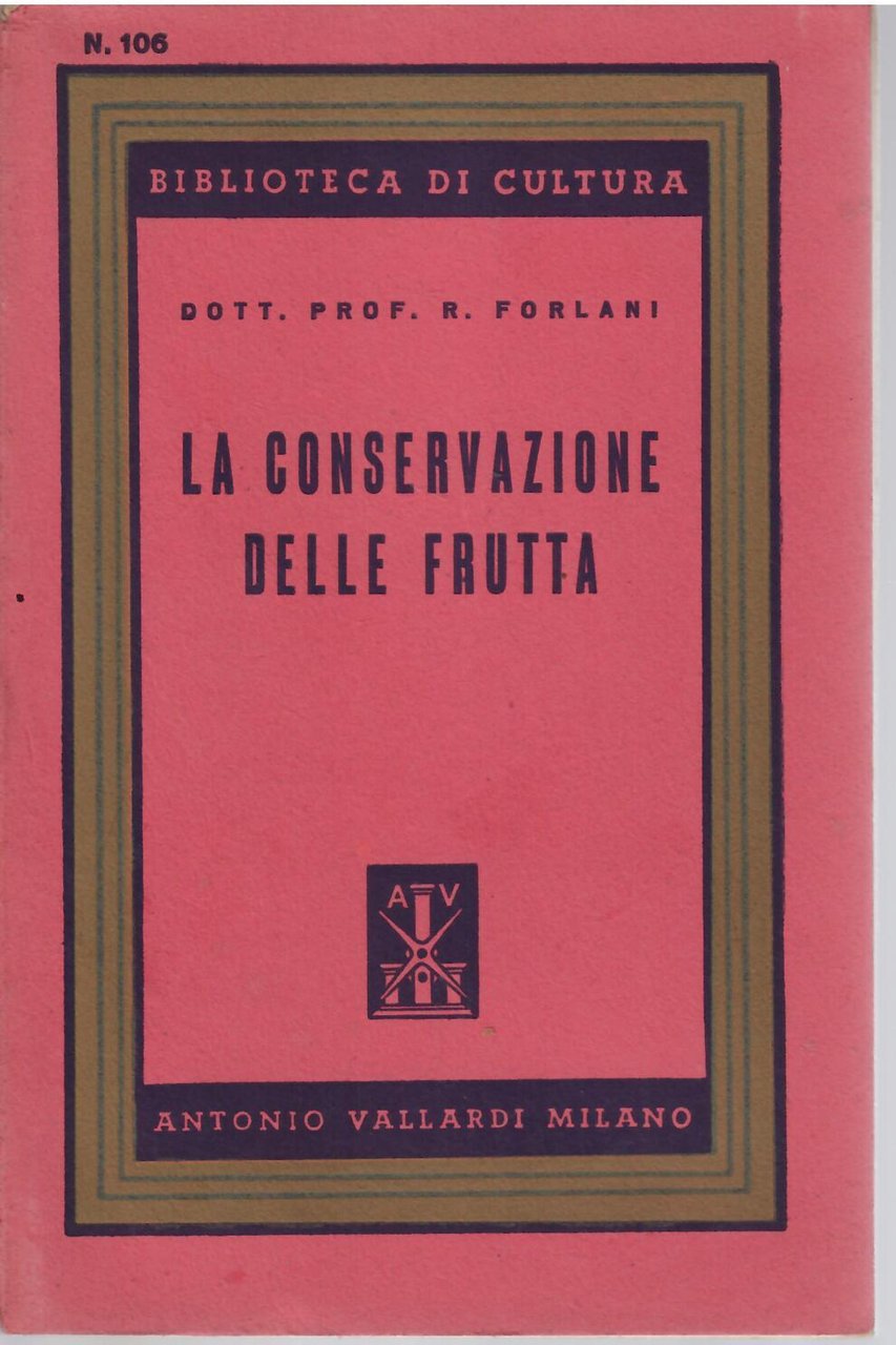 LA CONSERVAZIONE DELLA FRUTTA