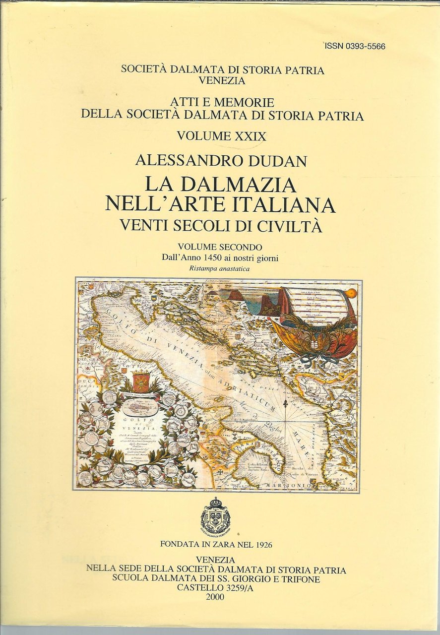 LA DALMAZIA NELL'ARTE ITALIANA - VENTI SECOLI DI CIVILTA' - …