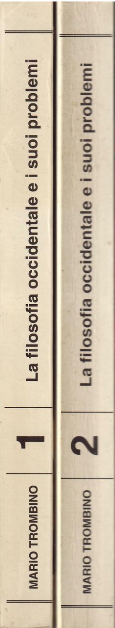 LA FILOSOFIA OCCIDENTALE E I SUOI PROBLEMI - DUE VOLUMI | Immagine principale