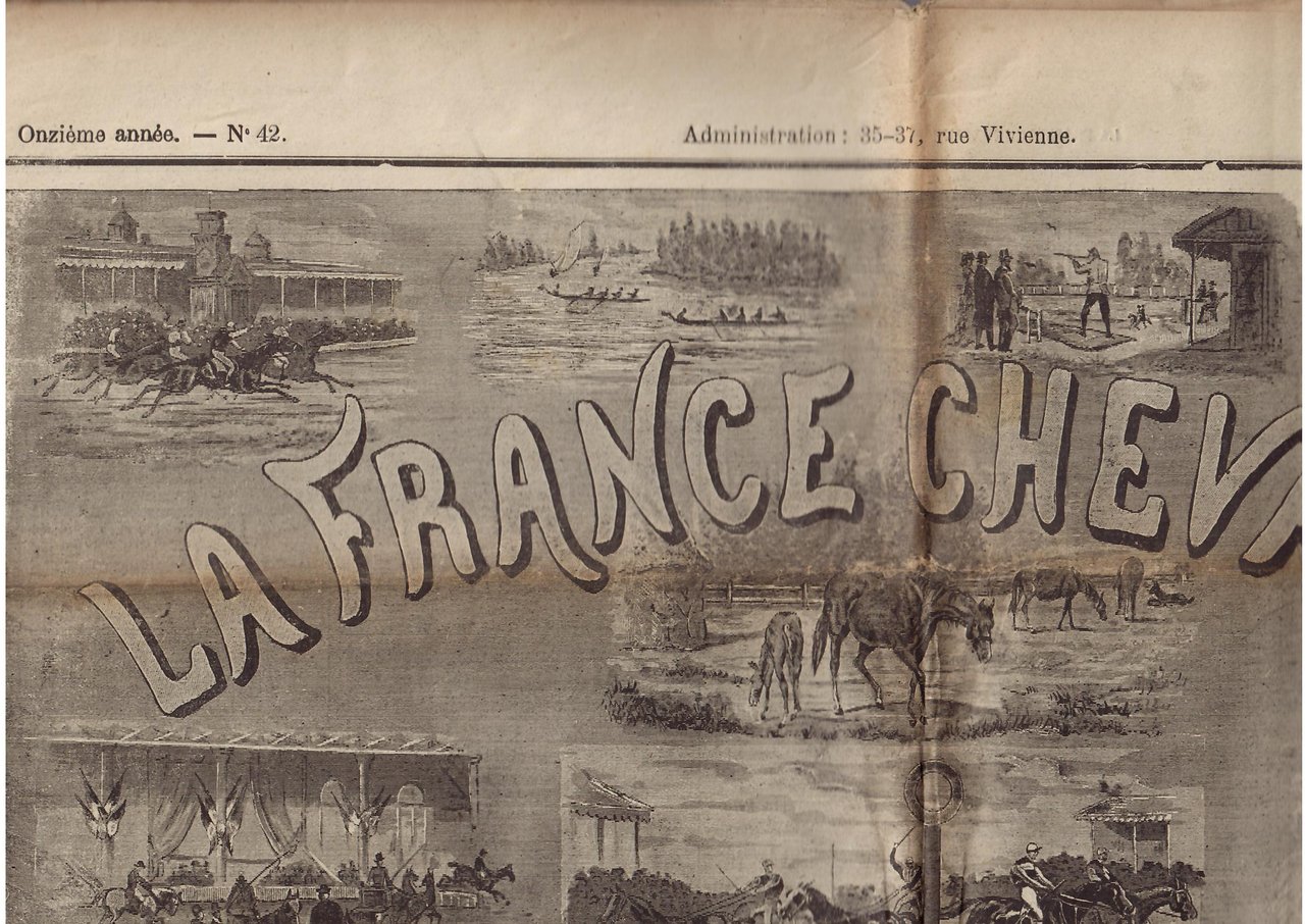 LA FRANCE CHEVALINE - ANNO 1886