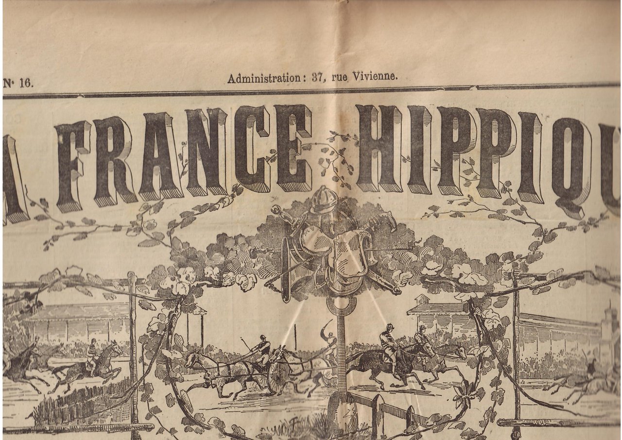 LA FRANCE HIPPIQUE N° 16 - 16 JUIN 1886