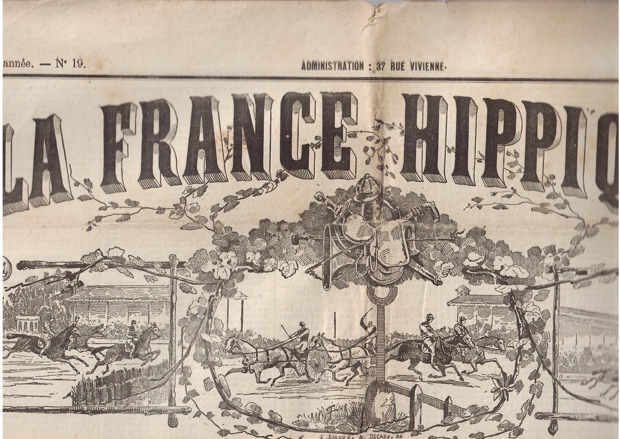 LA FRANCE HIPPIQUE N° 19 - 15 JUILLET 1885