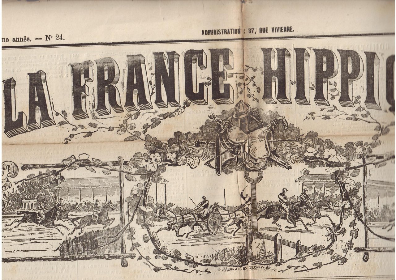 LA FRANCE HIPPIQUE N° 24 - MERCREDIì 13 AOUT 1884