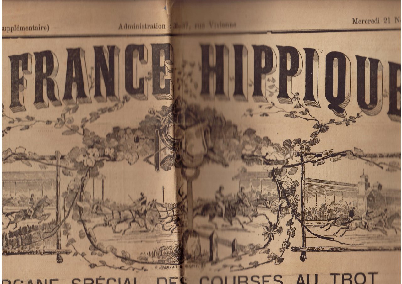 LA FRANCE HIPPIQUE N° 36 - (SUPPLEMANTAIRE ) - MERCREDI' …