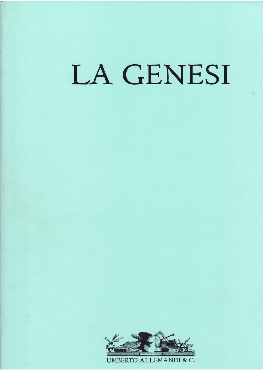 LA GENESI - CAPITOLI 1 - 11