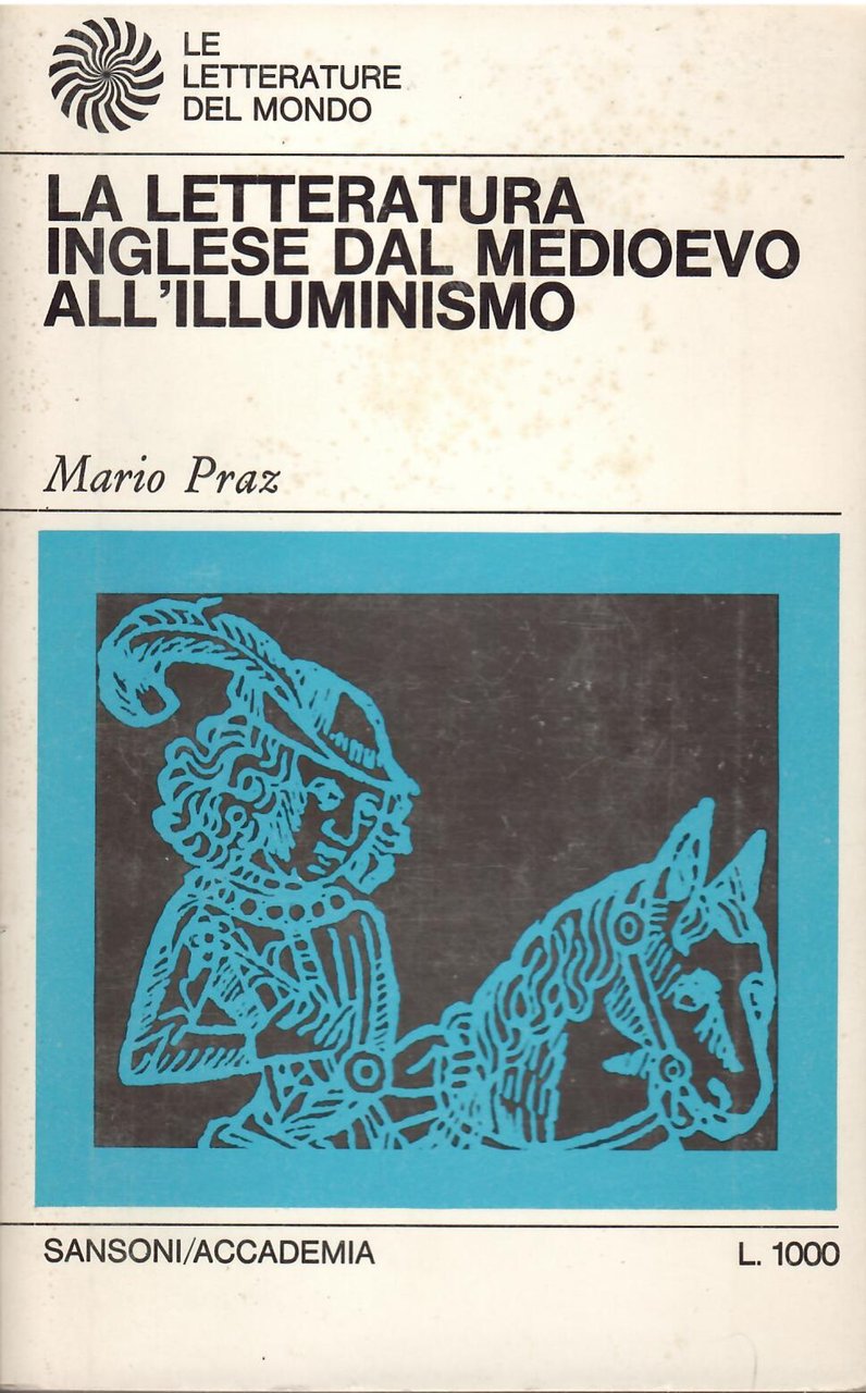 LA LETTERATURA INGLESE DAL MEDIOEVO ALL'ILLUMINISMO