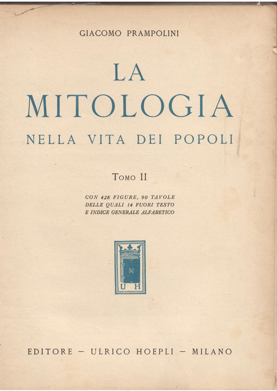 LA MITOLOGIA NELLA VITA DEI POPOLI