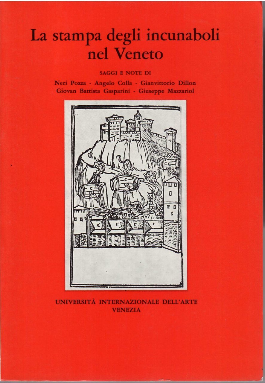 LA STAMPA DEGLI INCUNABOLI NEL VENETO