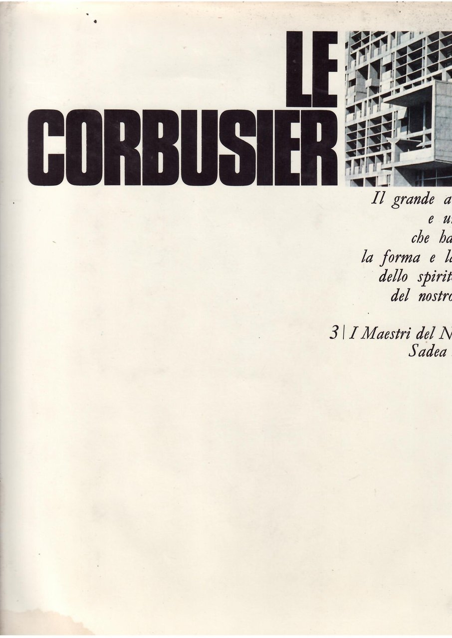 LE CORBUSIER | Immagine principale