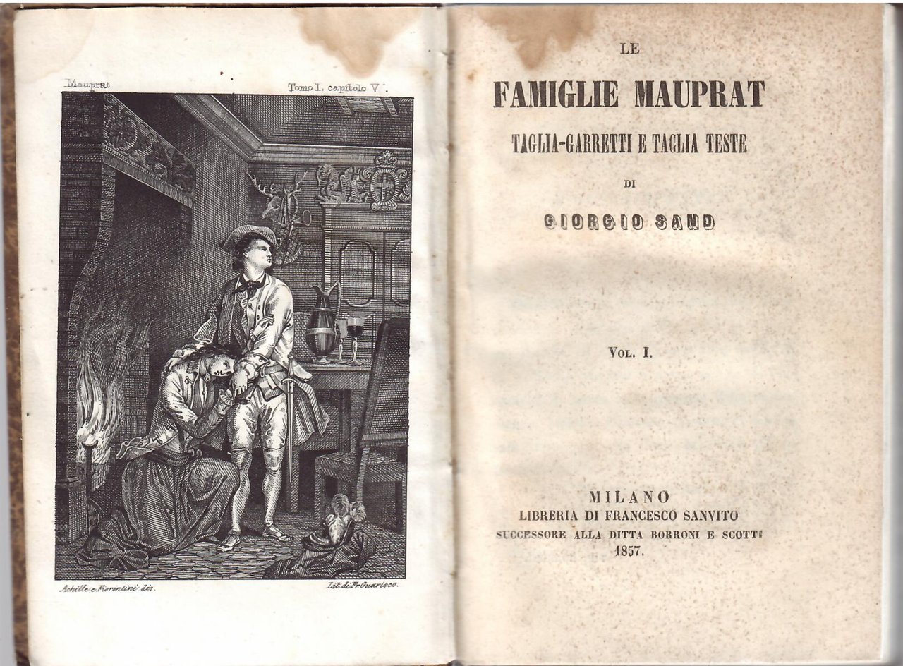 LE FAMIGLIE MAUPARAT - TAGLIA -GARRETTI E TAGLIA TESTE