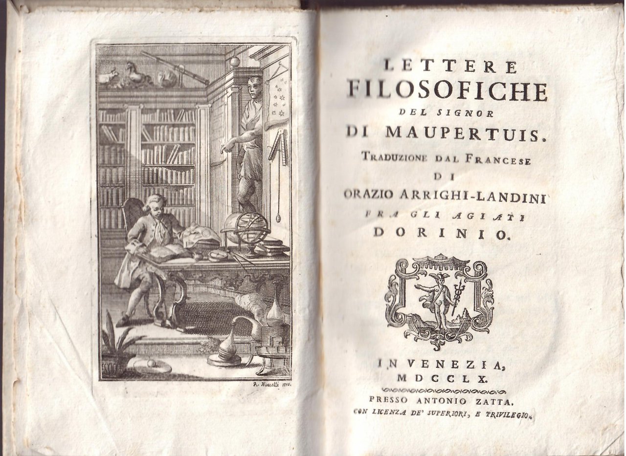 LETTERE FILOSOFICHE DEL SIGNOR DI MAUPERTUIS
