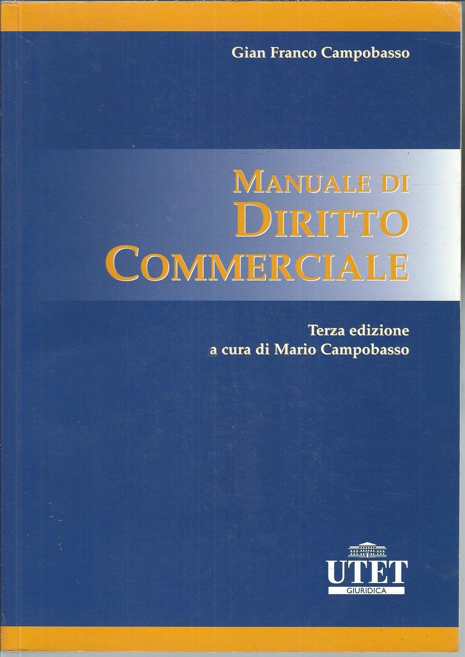 MANUALE DI DIRITTO COMMERCIALE