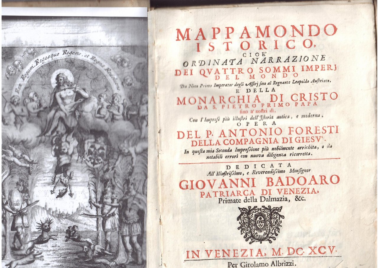 MAPPAMONDO ISTORICO CIOE' ORDINATA NARRAZIONE DEI QUATTRO SOMMI IMPERJ DEL …
