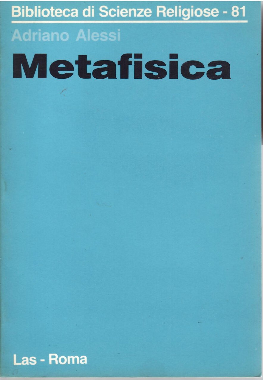 METAFISICA