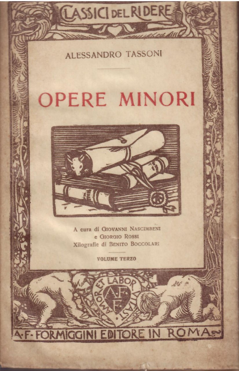 OPERE MINORI - VOL. TERZO