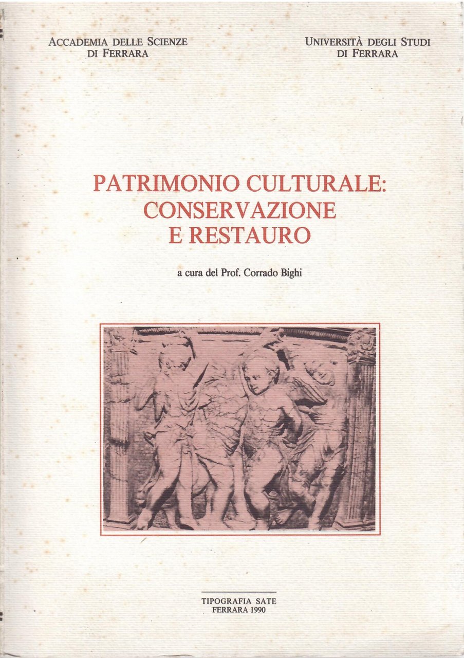 PATRIMONIO CULTURALE :CONSERVAZIONE E RESTAURO | Immagine principale