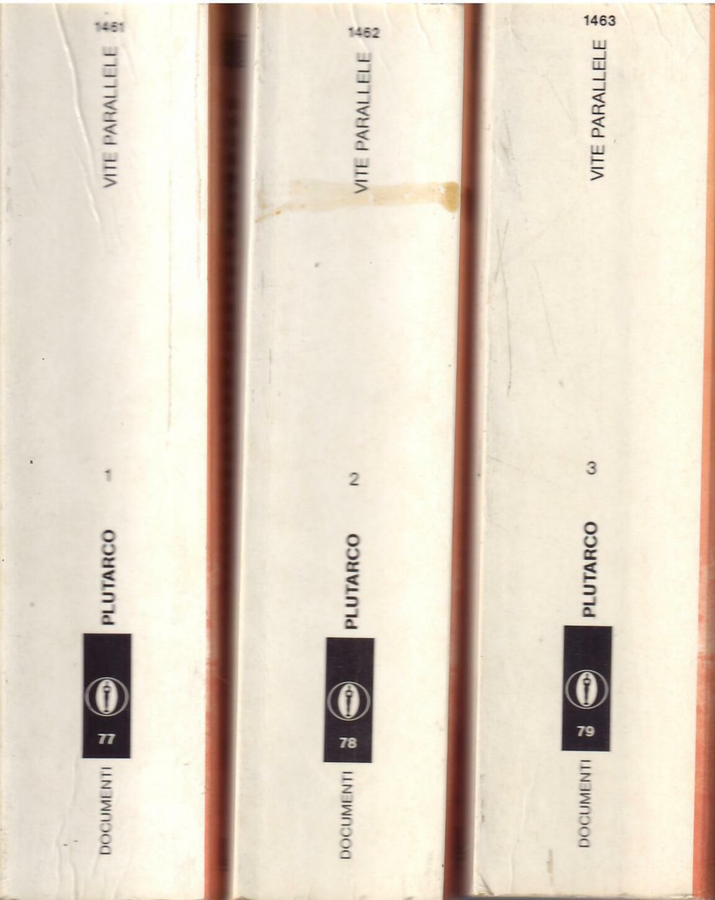 PLUTARCO - VITE PARALLELE - TRE VOLUMI