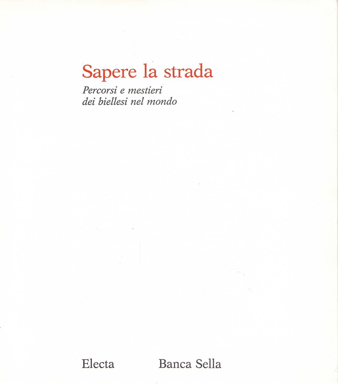 SAPERE LA STRADA