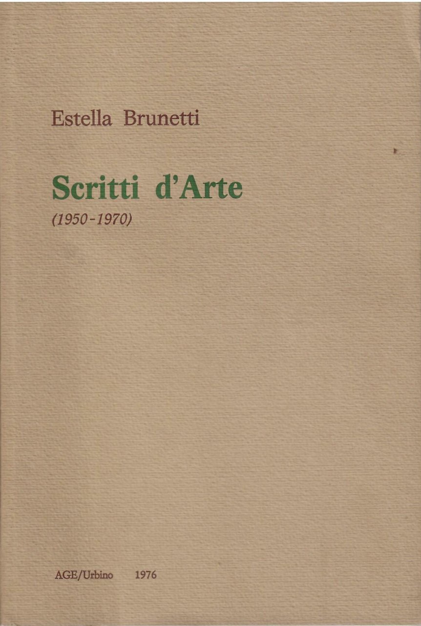 SCRITTI D'ARTE ( 1950 - 1970 ) | Immagine principale