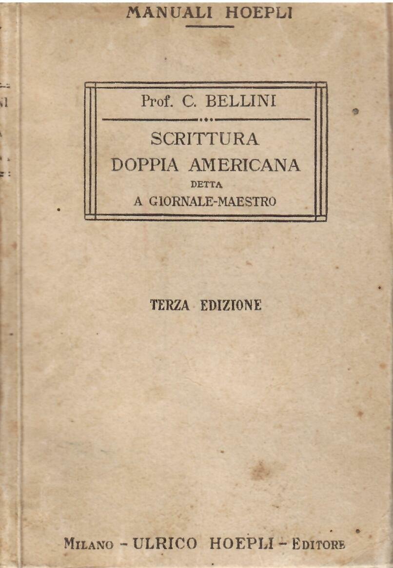 SCRITTURA DOPPIA AMERICANA DETTA A GIORNALE MAESTRO | Immagine principale